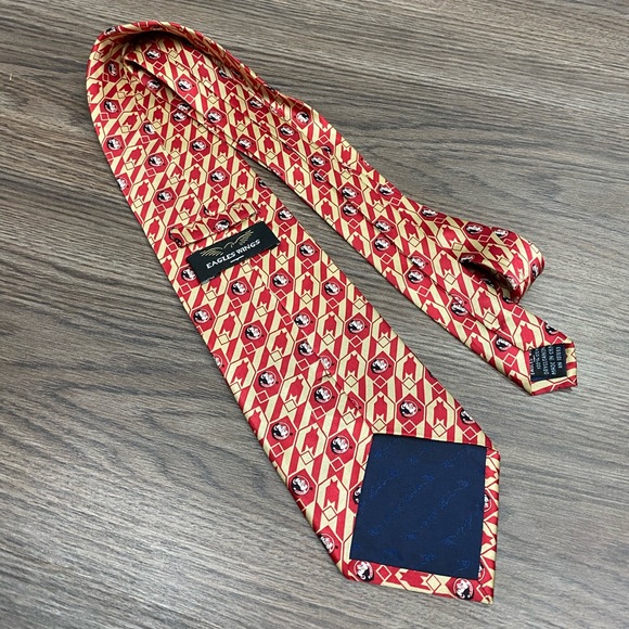 Eagles Wings Florida State Seminoles Silk Tie - Picture 2 of 4